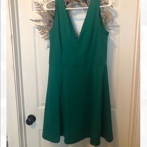 H&M Emerald Cotton Dress